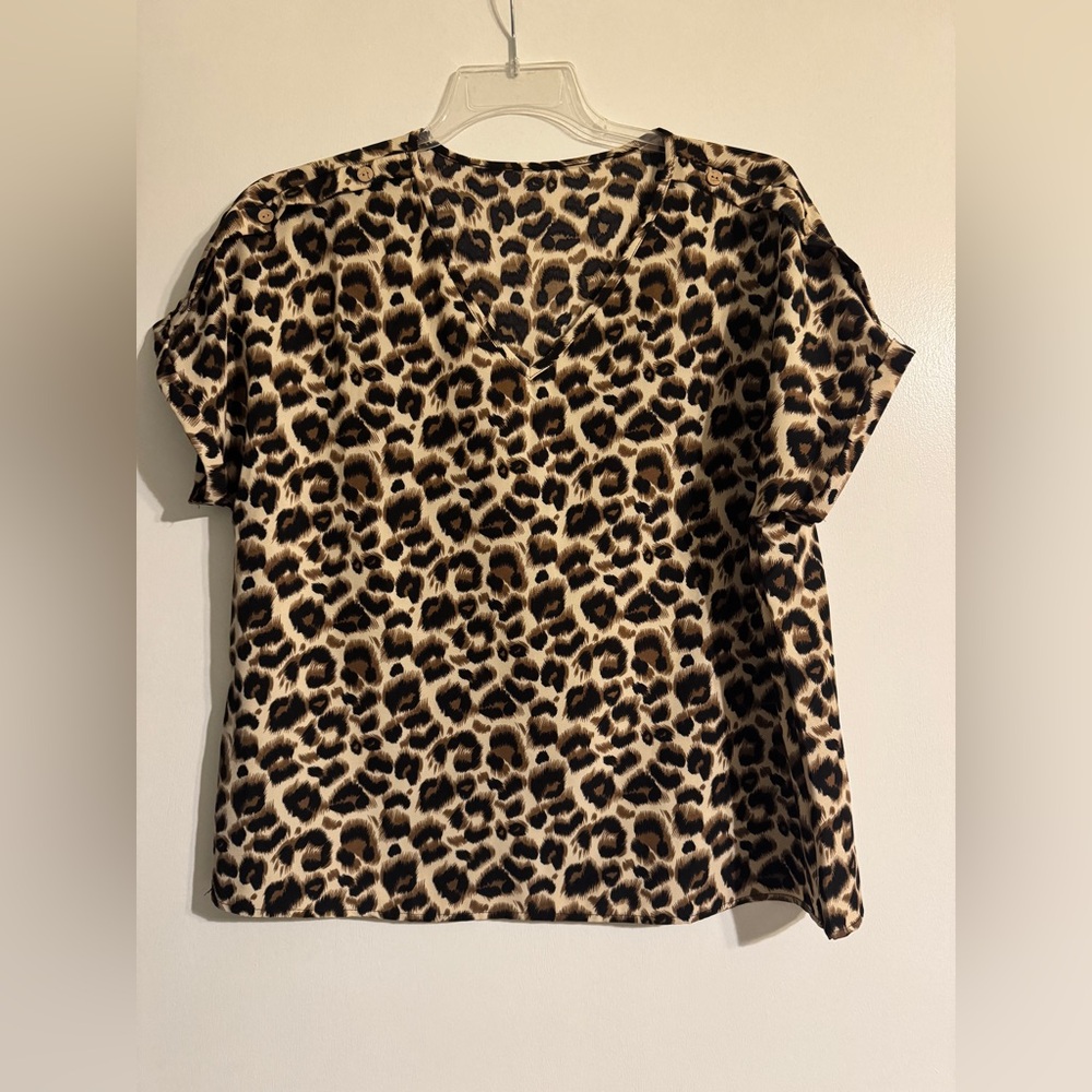 Leopard Print Women's Top